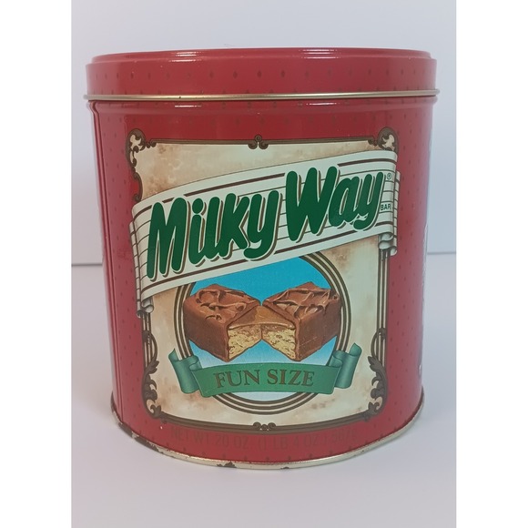 Mars Inc Other - Milky Way Metal Tin Advertising Collector Old Vintage red novelty candy 80s
